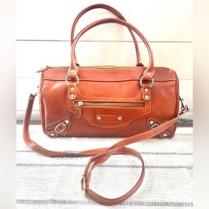 I Medici Firenze brown leather handbag